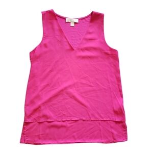 ‼️SALE ‼️Michael Michael Kohrs Hot Pink Tank Blouse Small